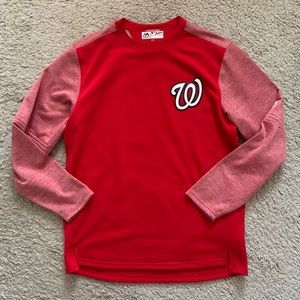 Washington Nationals Majestic Pullover - Like New - Size Medium